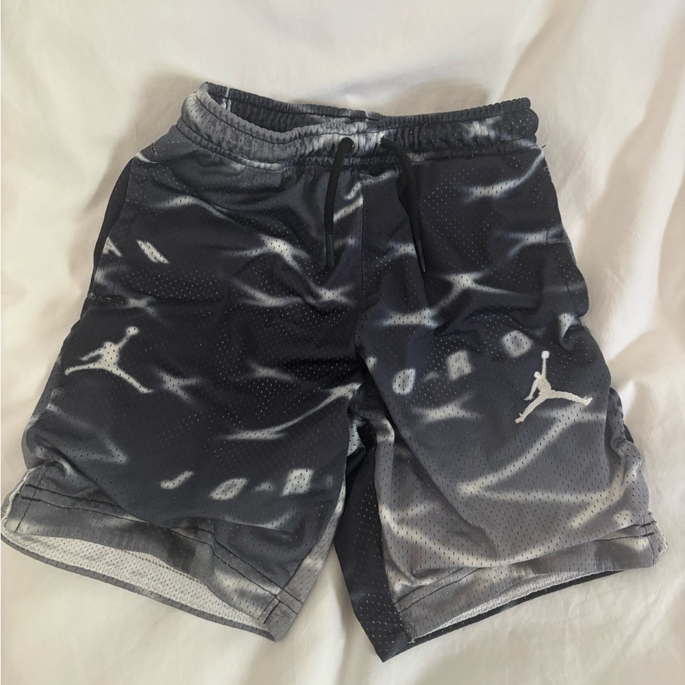 Jordan Boys Black and White Athletic Shorts